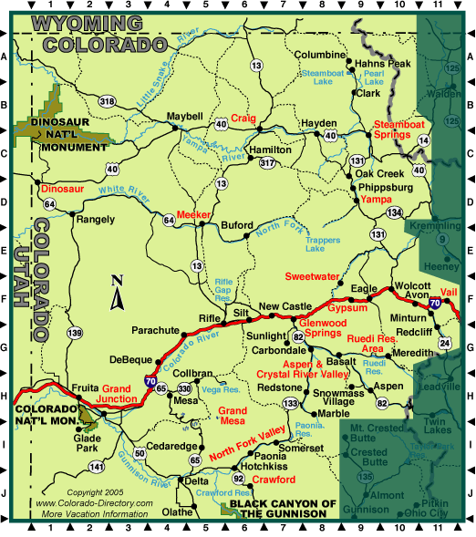 Map of Colorado
